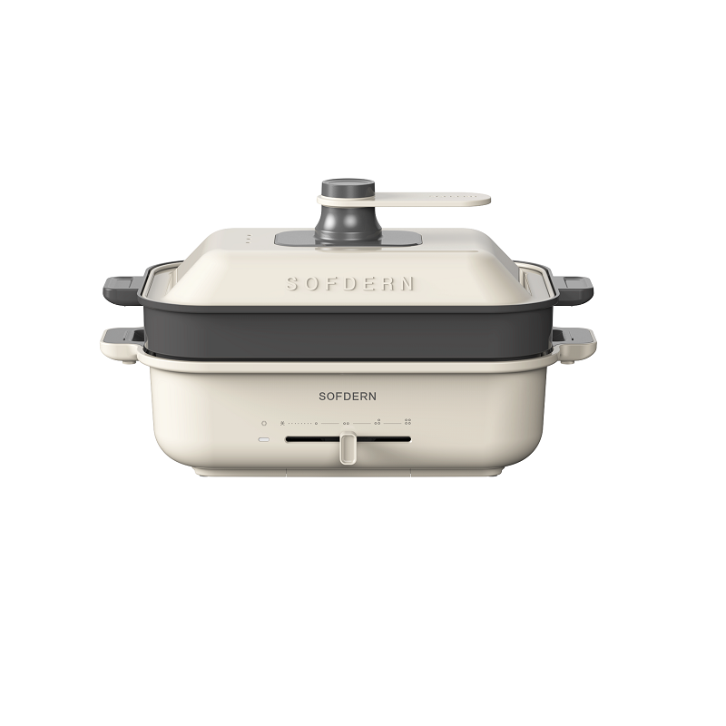 美的(Midea)多功能料理电烤肉网红锅家用电火锅煎炸烤炸炖锅一体电煮锅 MC-DLC302001