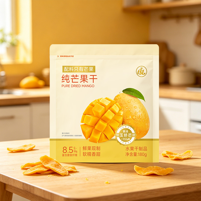 BL纯芒果干180g高清大图