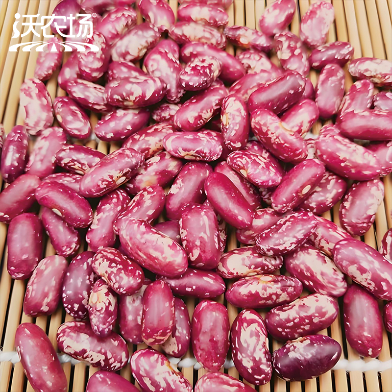 沃农场紫花芸豆10kg/袋高清大图