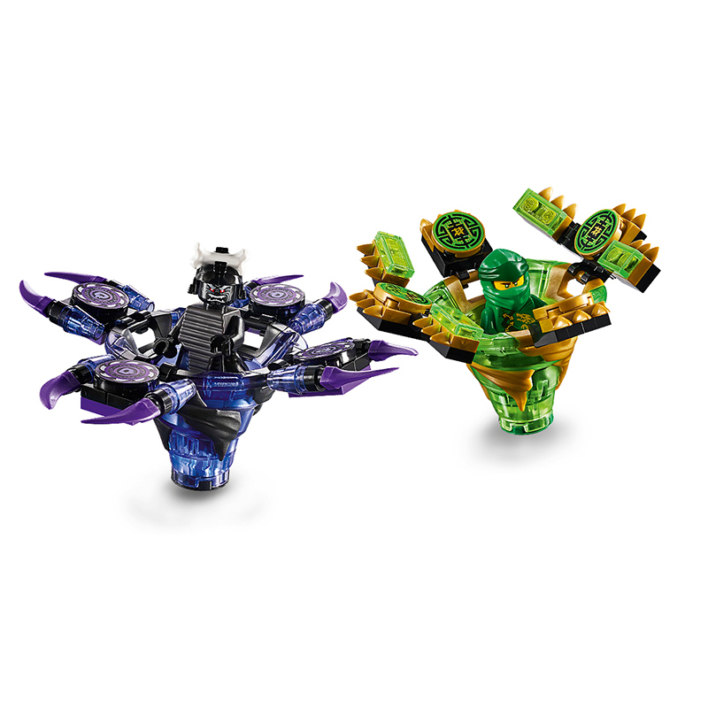 lego乐高ninjago幻影忍者系列旋风陀螺对战装劳埃德和加满都70664