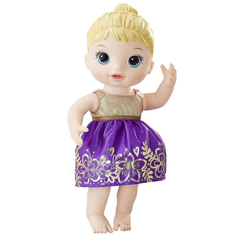 孩之宝淘气宝贝惊喜派对宝宝女孩过家家娃娃互动玩具e0596