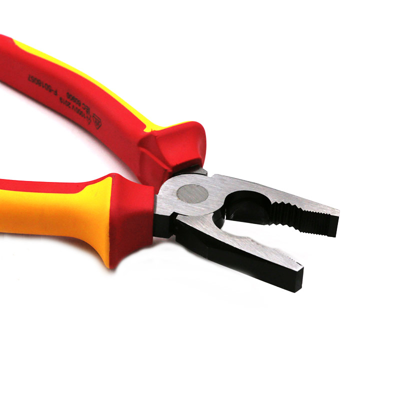 维度WEDO绝缘克丝钳电工手钳耐压钢丝钳（德标工业级）8寸200mm IN501-08 /把高清大图