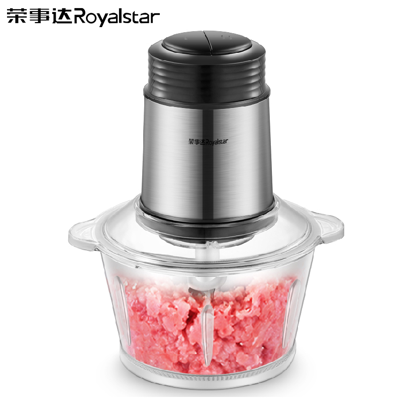 荣事达(Royalstar)绞肉机RS-JR2028碎肉机打肉绞馅灌肠蒜小型家用不锈钢1个刀头搅拌机
