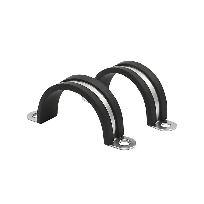 斯赞 304不锈钢胶条骑马卡U型卡箍 M30 个