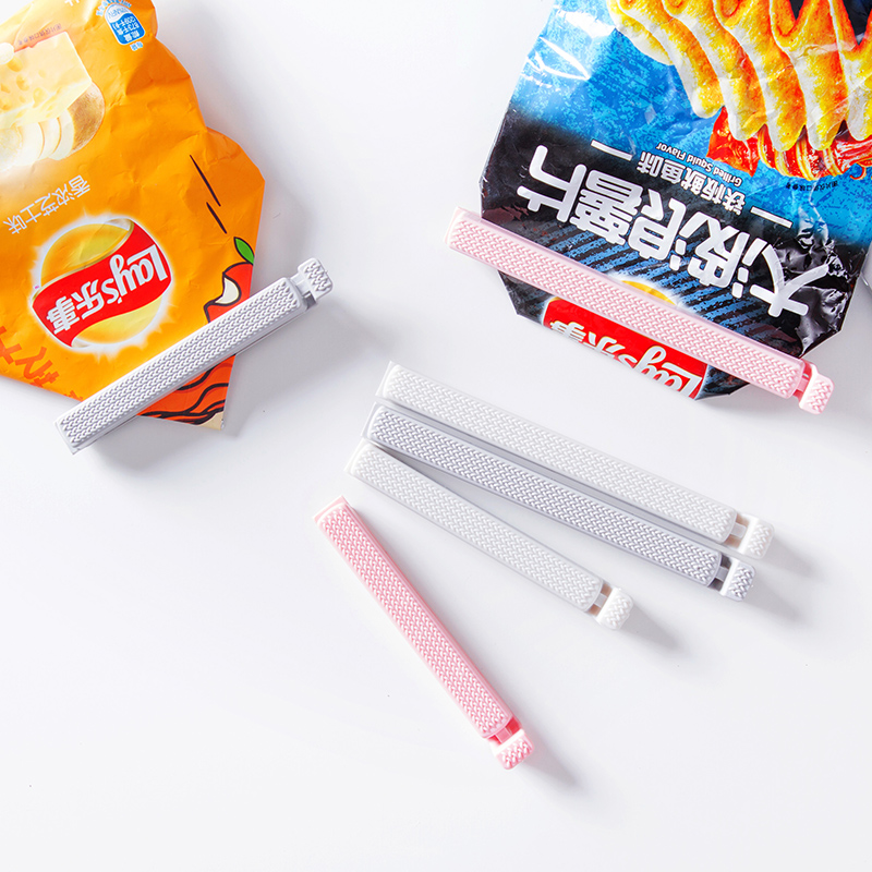 家柏饰(CORATED)塑料袋封口夹磁性冰箱贴大号零食夹食品夹子家用食物密封夹封口条高清大图