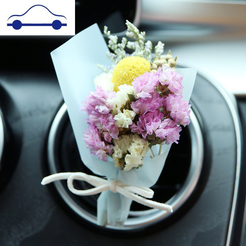 舒适主义 Shushizhuyi 车用香水干花束汽车香水车载手工干花出风口香薰夹女创意网红摆件车内空调装饰品车用香水舒适主义千日红花束 价格图片品牌报价 苏宁易购大黄蜂汽车用品专营店