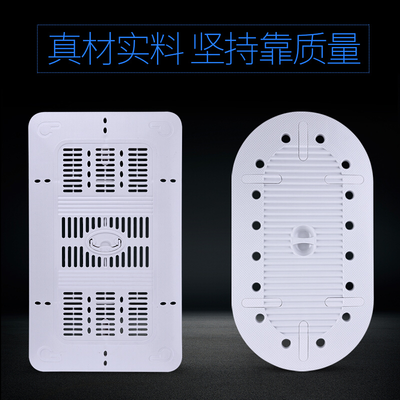 新款可蹲便器盖板蹲坑盖厕所盖蹲便池盖子盖板防滑防鼠防卫浴配件波迷娜BOMINA高清大图