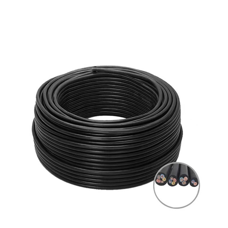 华科中缆橡套软电源线YCW-450/750V-3×6+1×4/卷高清大图