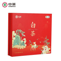 中茶 岁寒三友竹 福鼎白茶 白牡丹茶饼礼盒装357g
