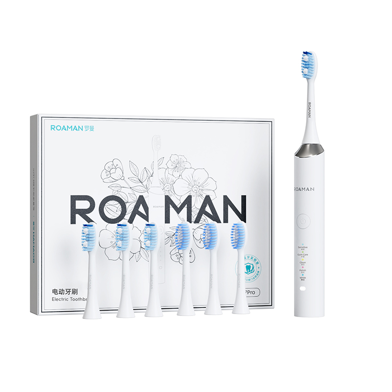 罗曼(ROAMAN) 声波电动牙刷男士女士智能牙刷 成人情侣通用电动牙刷E7Pro高清大图