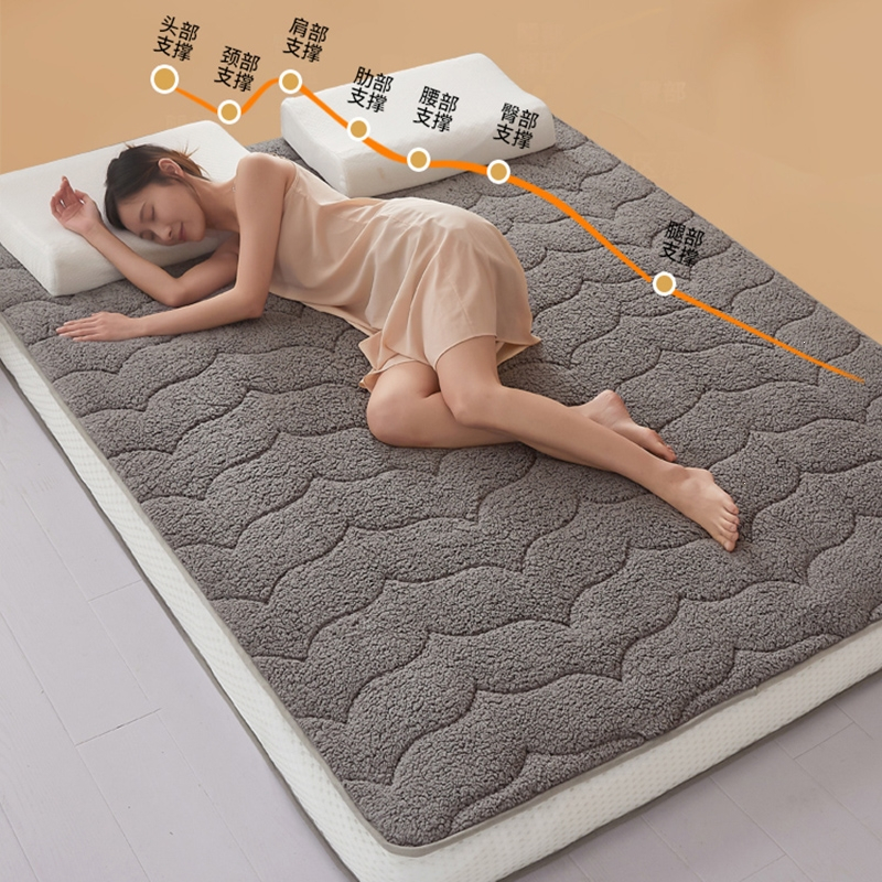 藤印象羊羔绒床垫软垫褥子家用褥子垫被冬季加厚保暖学生宿舍单人睡褥