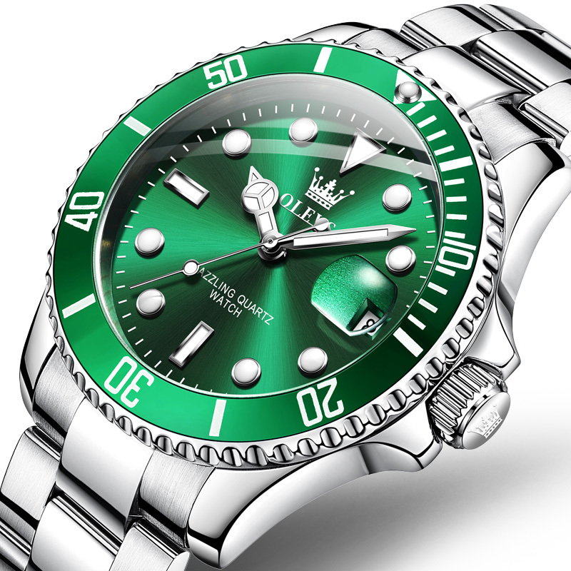 欧利时olevs瑞士认证品牌石英表男士手表夜光防水潮流时尚腕表商务