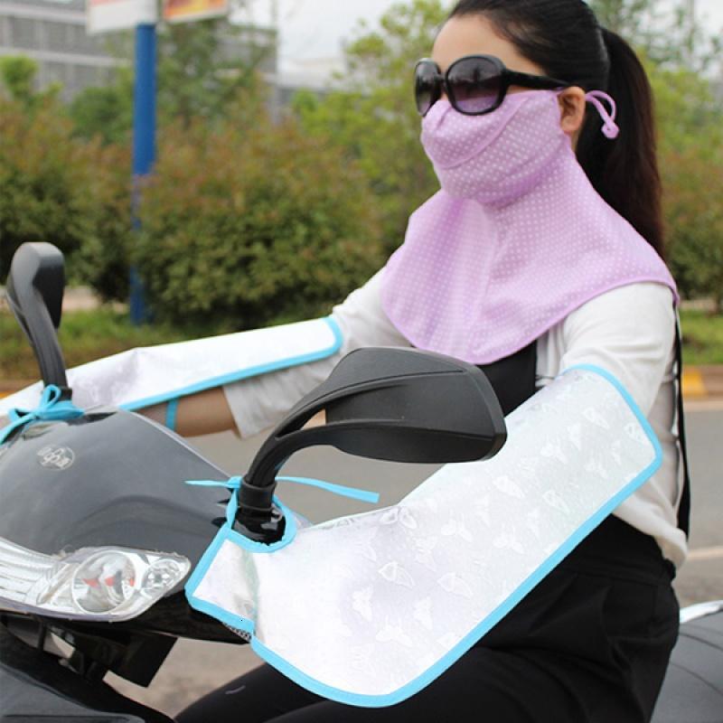 电动车防晒手套夏季摩托车防水防紫外线