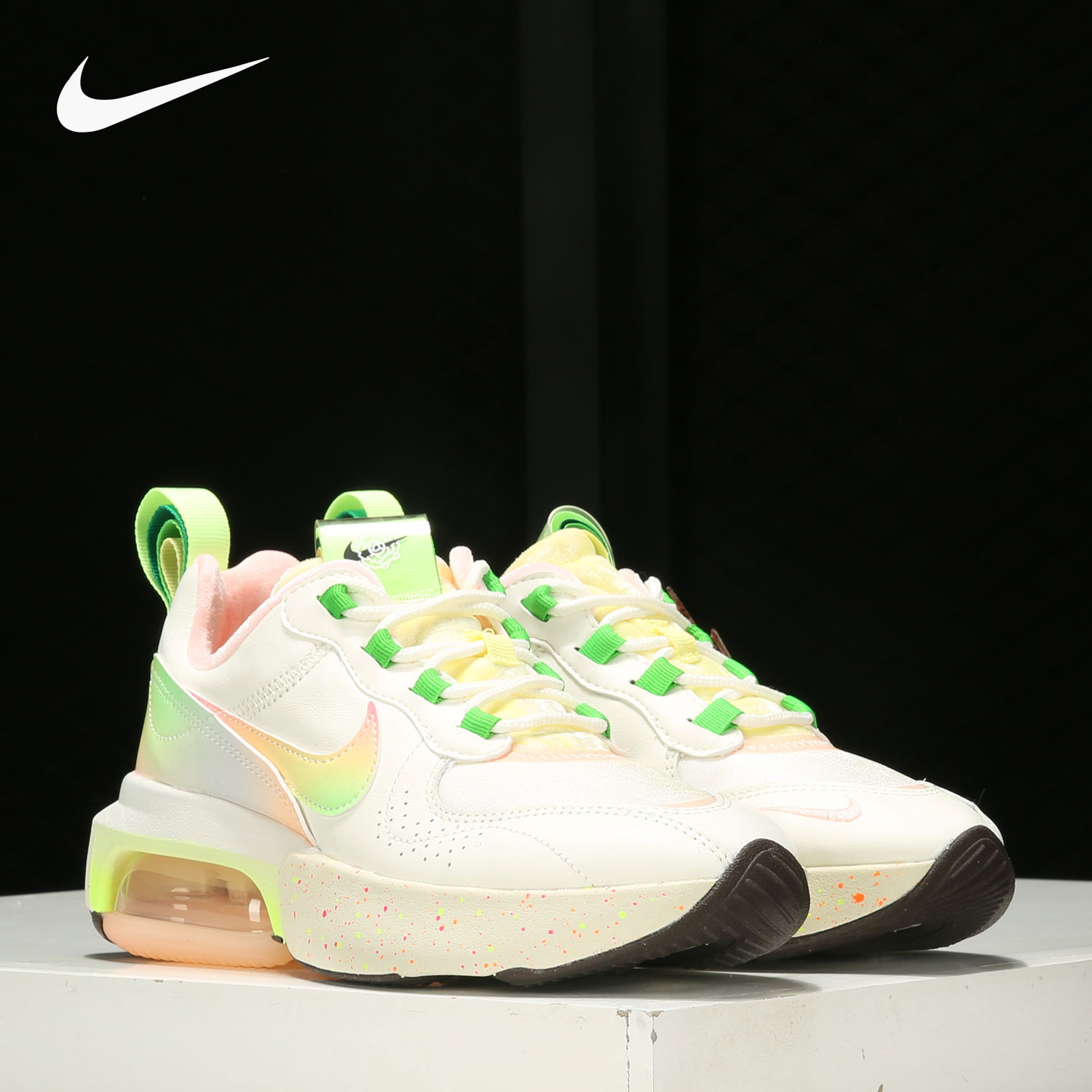 nike耐克女鞋跑步鞋2021春季新款糖果色air max气垫运动鞋dd8481-136