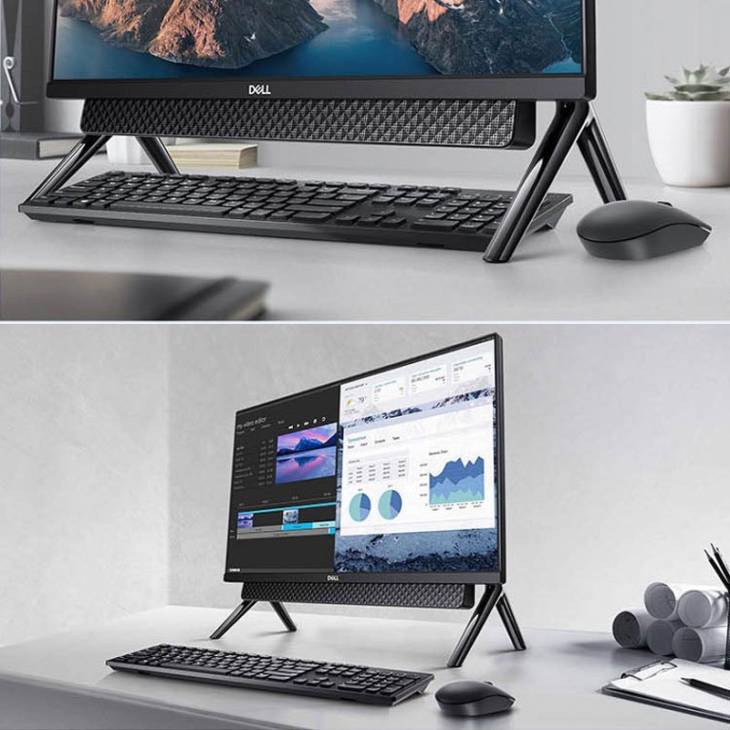 戴尔dell灵越5400一体机电脑办公商用家用网课财务11代英特尔大屏微