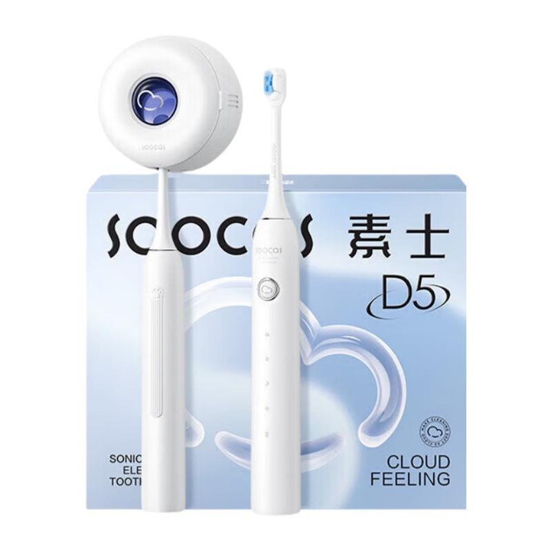 素士 净宠声波电动牙刷 D5 白色