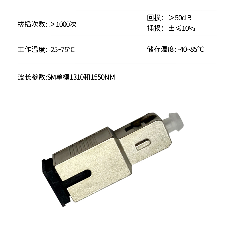 JSBTIF光纤衰减器阴阳式SC/只(20dB)高清大图