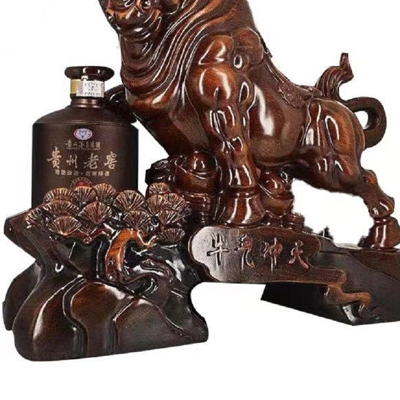 moutai茅台牛气冲天贵州老窖53度酱香型白酒500ml单套