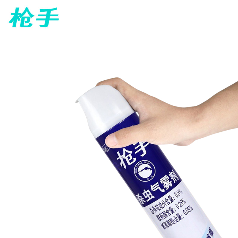 枪手 杀虫气雾剂(清新清爽) 600毫升 瓶高清大图
