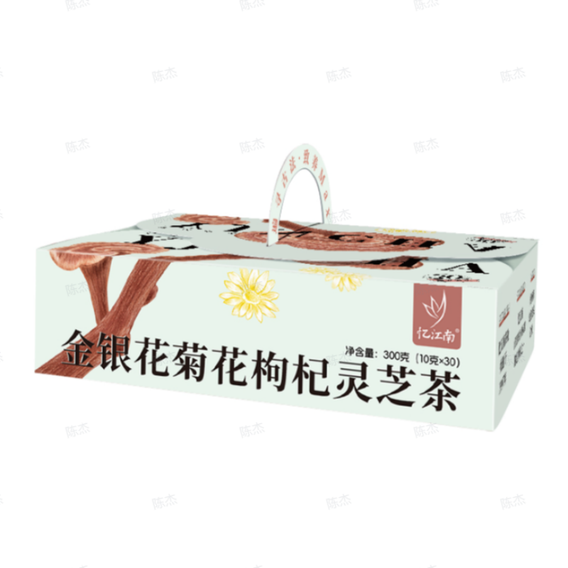 忆江南 300g金银花菊花枸杞灵芝茶古法致养max 养生茶伴手礼