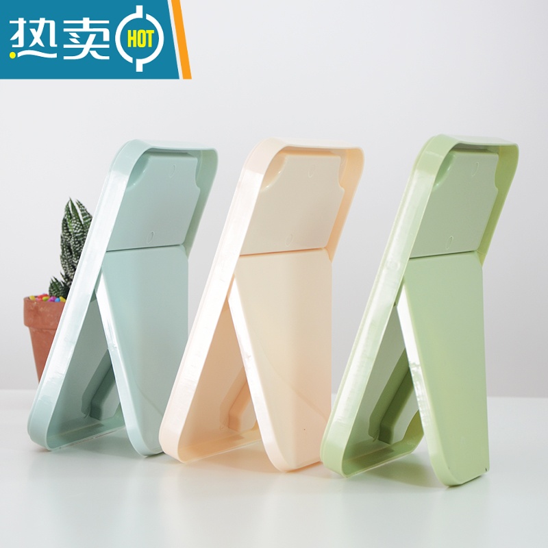 敬平化妆镜子台式梳妆镜子公主镜折叠便携大号网红简约随身宿舍桌面便携式用镜 大号25*18cm白色-防水款高清大图