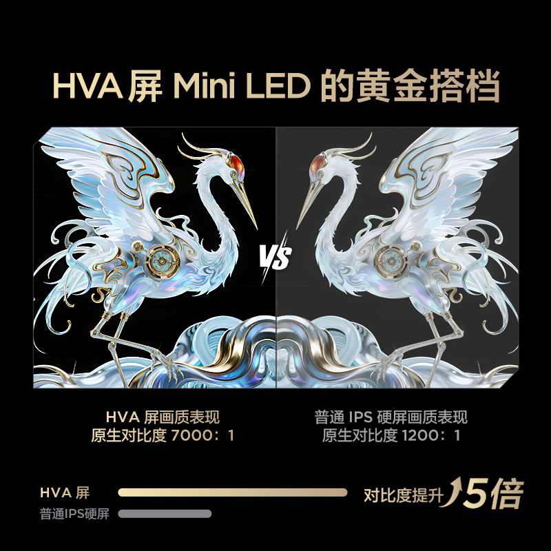 雷鸟鹤7 25款115英寸2880分区QD-MiniLED HVA低反屏平板电视机115R695C