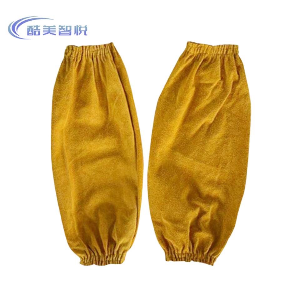 酷美智悦 牛二层皮电焊松紧套袖 42cm KM-FH237 双高清大图