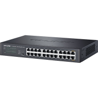 普联(TP-LINK)TL-SG2024D 24口全千兆Web网管 云管理交换机 企业级交换器 监控网络网线分线器