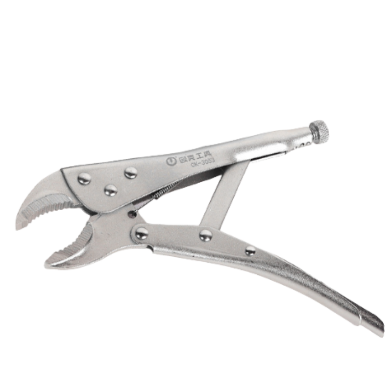 欧克(Ouke)圆口大力钳微调螺杆旋钮固定夹持钳10英寸250mmOK-3053\把高清大图