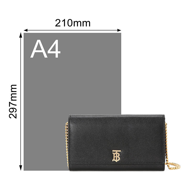 预订 BURBERRY 博柏利 专属标识图案皮革钱夹(含可拆式背带)斜挎包 8020728