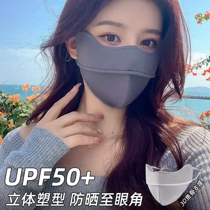 Bonnie&Toni护眼角防晒口罩女夏季高颜值遮阳面罩防紫外线新款开车骑行冰丝