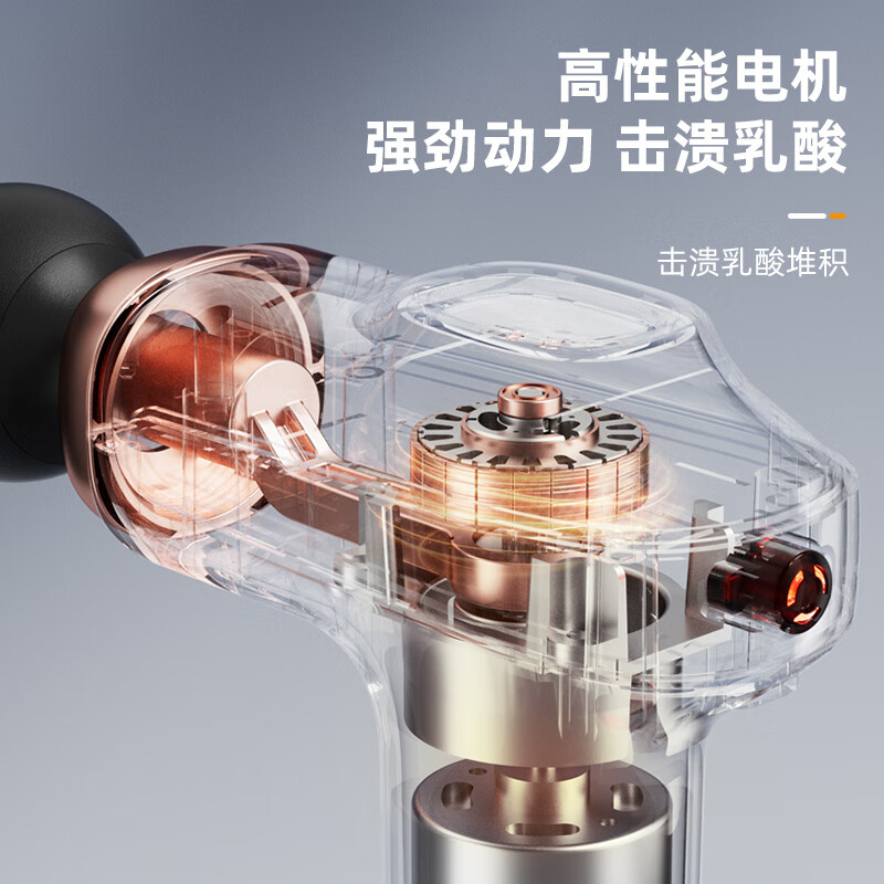 匹克筋膜枪YWF5213白色高清大图