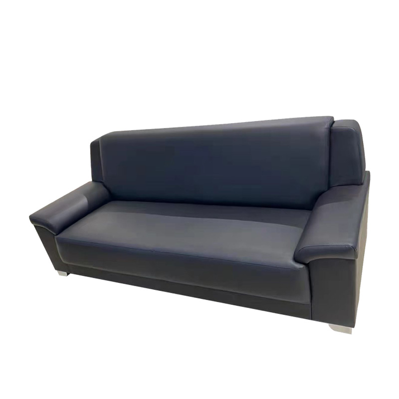 匡大 办公沙发 皮艺沙发 办公室接待沙发 牛皮 三人位 KDT651高清大图