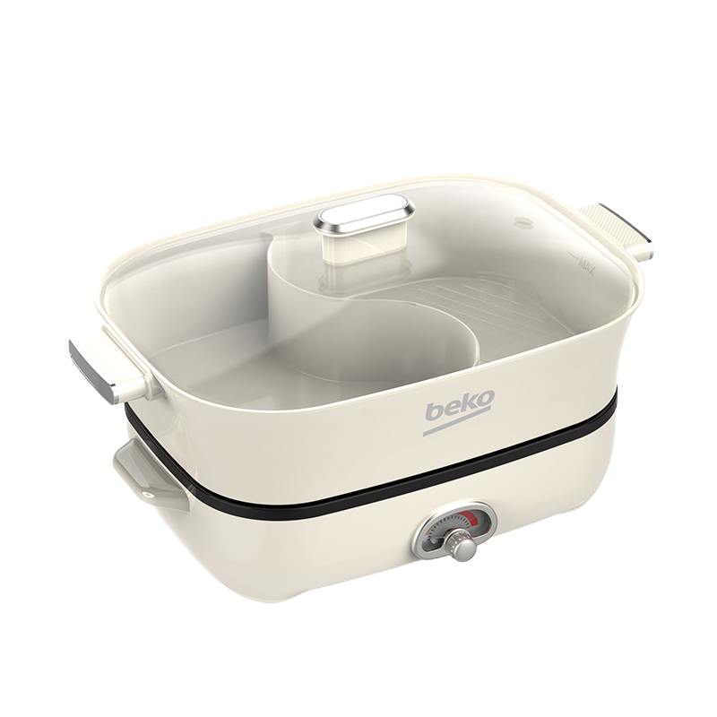 倍科(BEKO)电火锅BEC-M65AT 多功能料理电火锅 8cm加深分体式高清大图