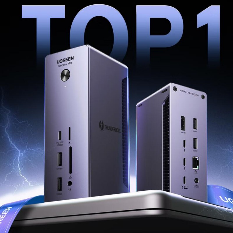 绿联 转换器/扩展坞 Type-C扩展坞多USB 4K60Hz转换HDMI转接头电脑 USB3.0 灰色 1个高清大图