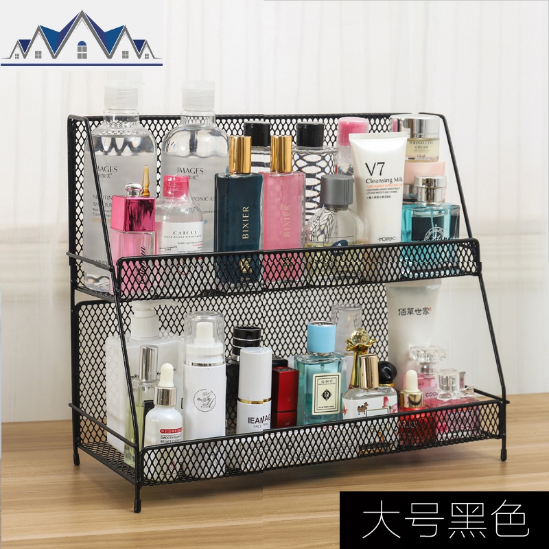 化妆品收纳盒桌面置物架护肤品多层收纳架化妆盒ins网红宿舍 三维工匠高清大图