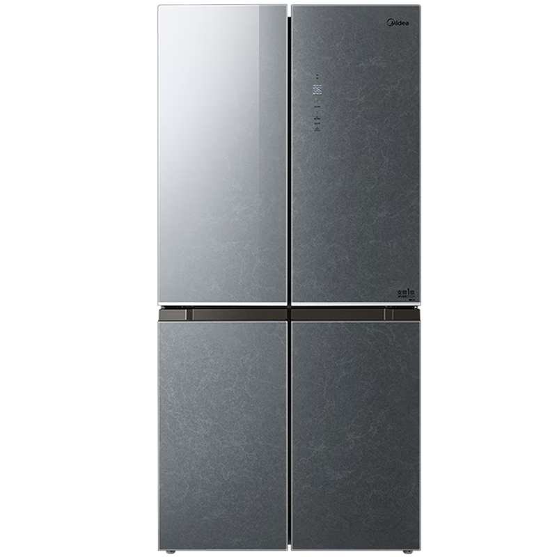 美的(midea)BCD-480WSGPZM(E) 480L十字门一级智能变频风冷无霜大容量冰箱墨兰灰-观澜