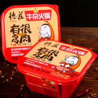 德庄 重庆风味 麻辣牛杂火锅 480g 自煮火锅 网红自热小火锅 好多肉!
