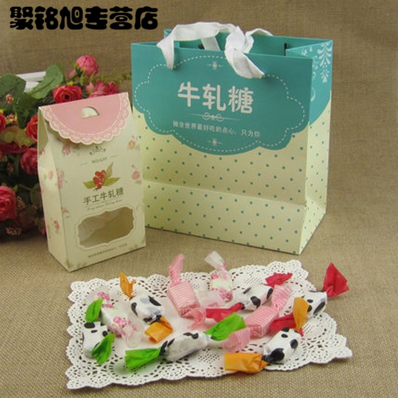 100张牛轧糖包装油纸 烘焙点心包装糖果蜡纸糖纸糖袋多色多款多功能生活日用收纳用品时尚创意简约收纳袋