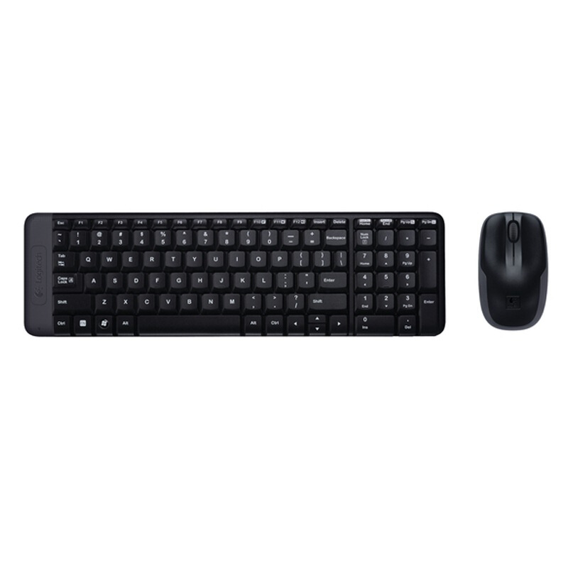 罗技(Logitech)MK220无线键盘鼠标套装 颜色:黑色