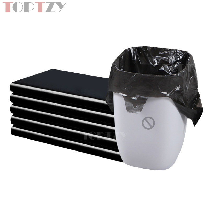 toptzy TZ5071218 垃圾袋家用手提式黑色袋子背心式垃圾袋 45*62cm 50只装