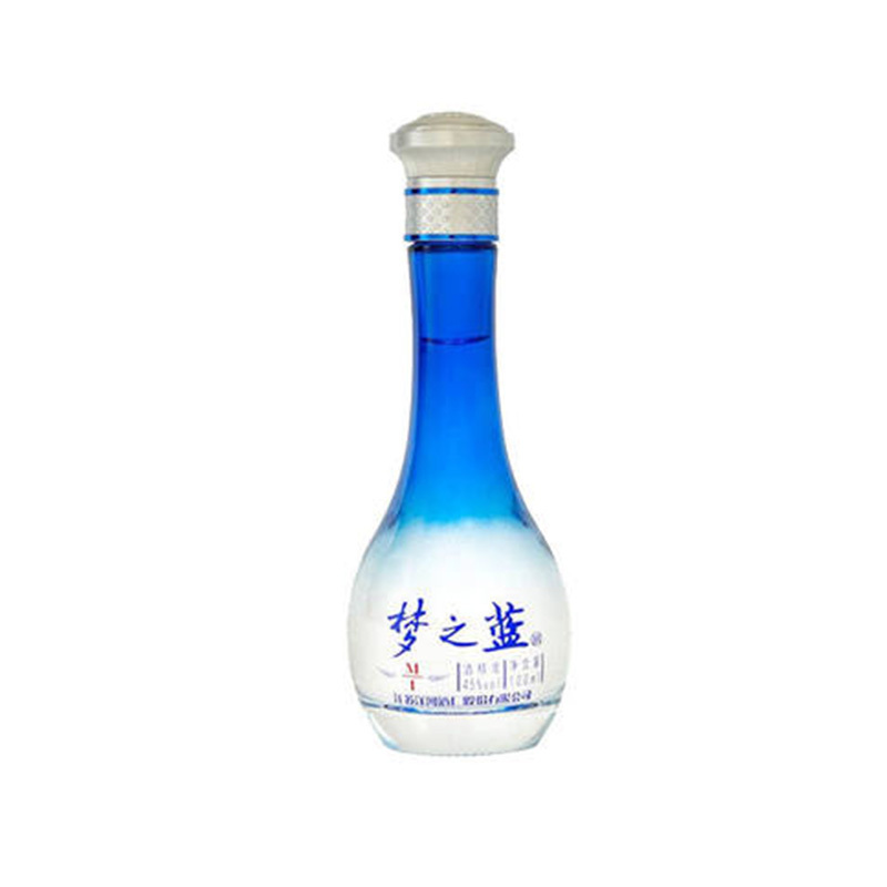 洋河蓝色经典梦之蓝M1 45度 瓶装 100ml绵柔型白酒小瓶酒版粮食收藏