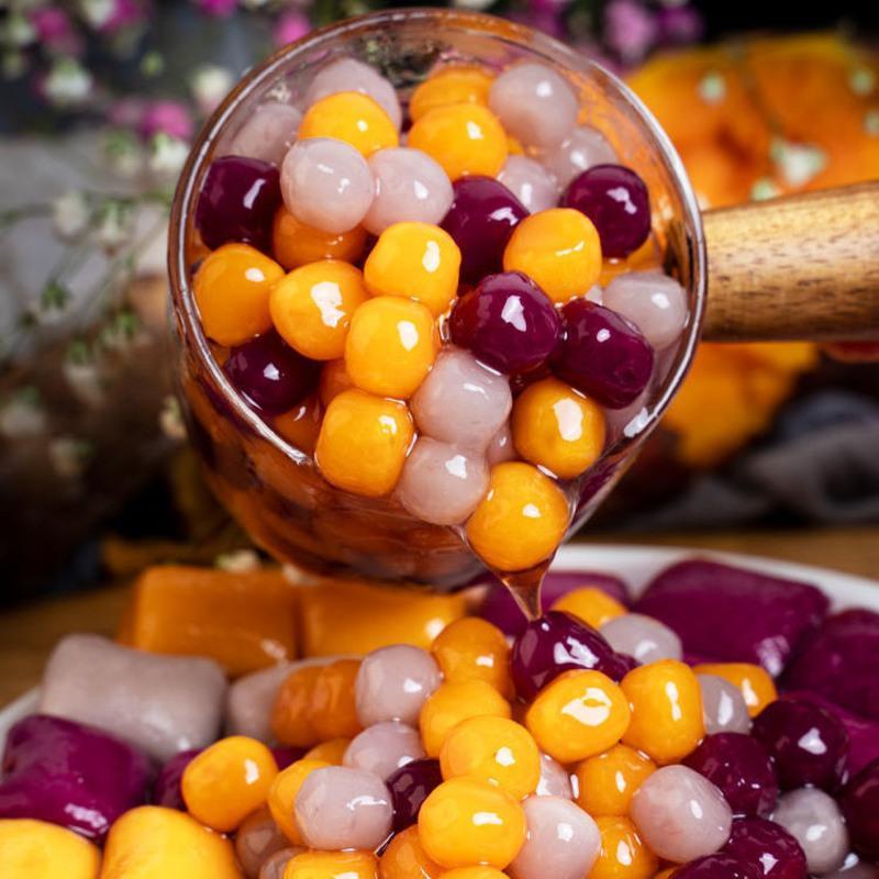 小芋圆成品500g鲜芋仙手工珍珠奶茶西米露烧仙草组合套餐材料 1斤大