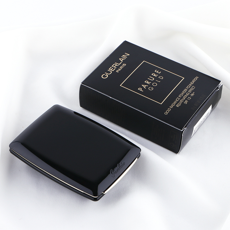 娇兰GUERLAIN 金钻修颜粉饼 10g SPF15黑钻控油遮瑕保湿00#瓷白色高清大图