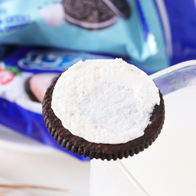 真好意巧克力夹心饼干草莓小黑饼干早餐代餐糕点零食500g休闲饼干高清大图