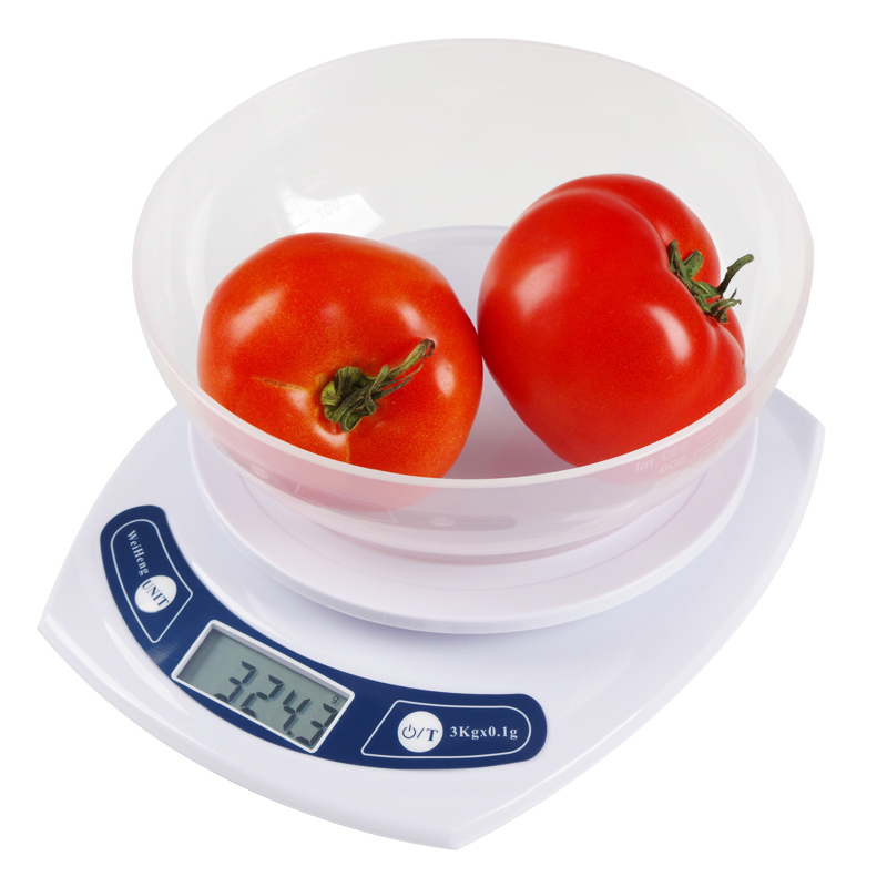 厨房电子秤01g家用称重食物克秤烘焙药材茶叶称微型天平7kg1g托盘