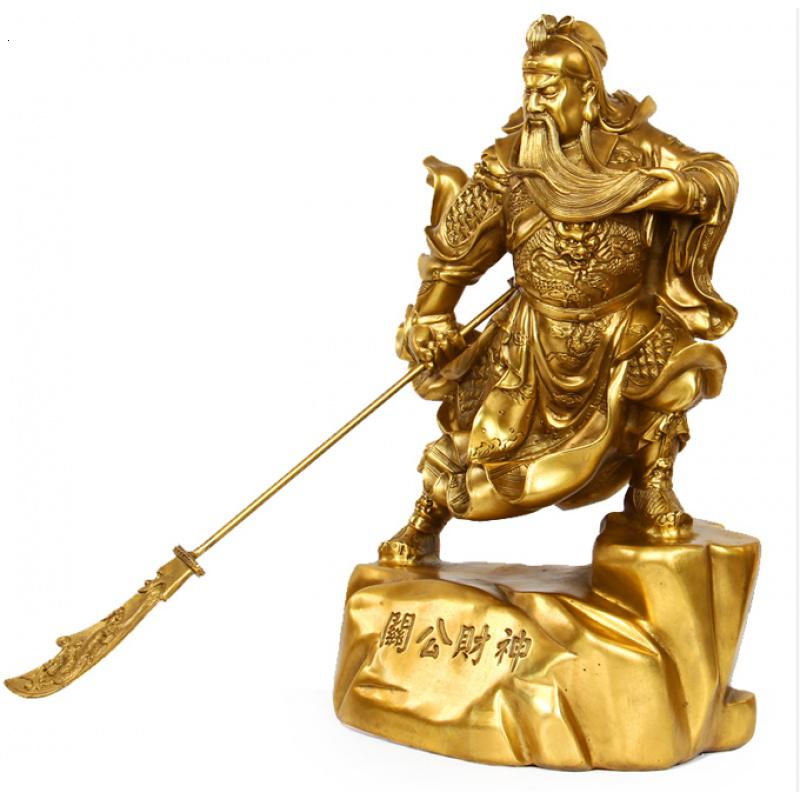 美帮汇铜武关羽关二爷关公铜像摆件大号店铺开业礼乔迁品摆设高清大图