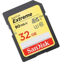 闪迪(SanDisk)32GB SD卡至尊高速读90MB/s写40MB/s相机存储卡 内存卡 U3 V30 支持4K