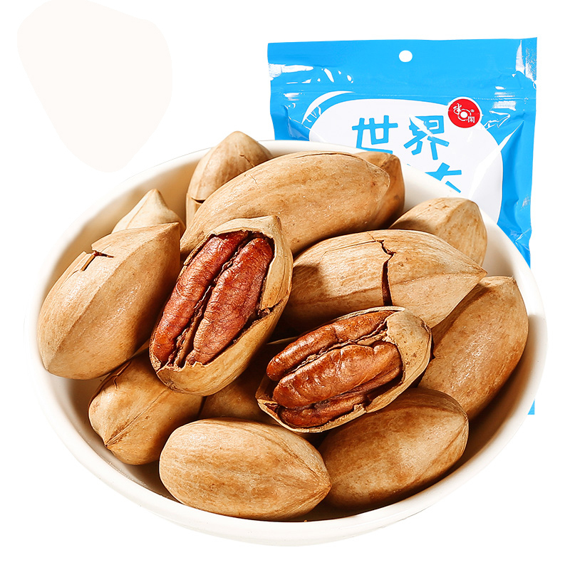 半日闲 碧根果手剥休闲零食坚果炒货 每日坚果