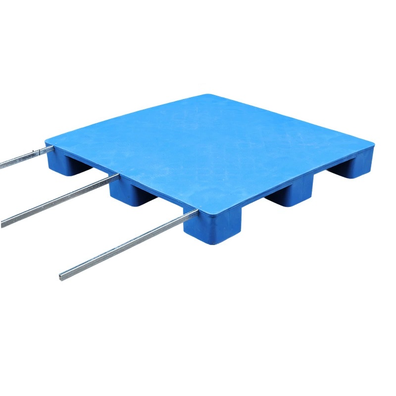 宁储 塑料托盘 平板九脚托盘 110*110*14cm+3钢 单位:张高清大图